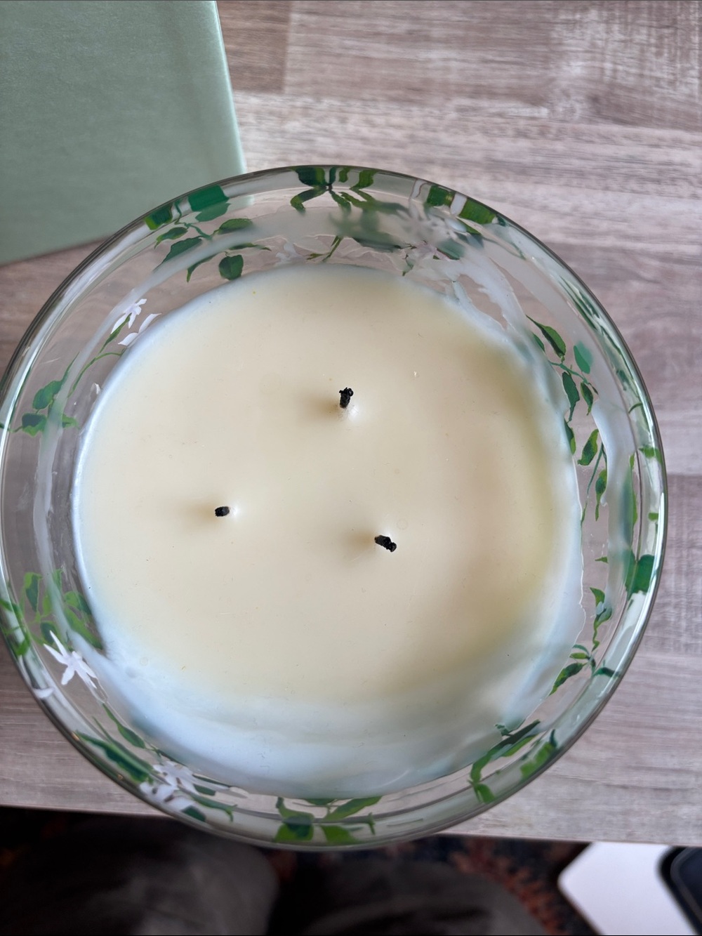 Nest Indian Jasmine Scented Candle - Cream & Green 21.1 oz Used - Picture 6 of 7